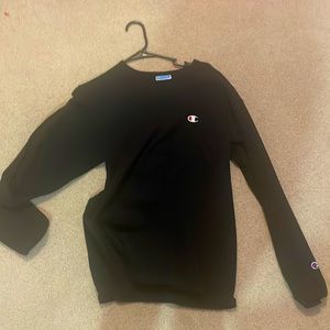 Black champion long sleeve shirt